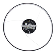 GloboStar® DIAMOND 61520 Κρεμαστό Φωτιστικό Δαχτυλίδι-Κύκλος LED CCT 67W 7504lm 360° AC 220-240V - Εναλλαγή Φωτισμού μέσω Τηλεχειριστηρίου All In One Ψυχρό 6000k+Φυσικό 4500k+Θερμό 2700k Dimmable Φ80cm - Μαύρο - 3 Years Warranty