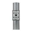 GloboStar® WALLY 77875 Φωτιστικό Τοίχου - Απλίκα Αρχιτεκτονικού Φωτισμού Εσωτερικού/Εξωτερικού Χώρου Up & Down Δίφωτο 2 x GU10 AC220-240V Αδιάβροχο IP65 - Σώμα Αλουμινίου & Tempered Glass - Μ6.4 x Π11 x Υ25cm - Ασημί - 5 Years Warranty