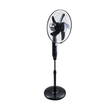 GloboStar® SOLARE-FAN 85358 Solar Fan Αυτόνομος Ηλιακός Επιδαπέδιος Ανεμιστήρας 25W 2 Λειτουργιών Ρεύματος με AC 220-240V ή με Φωτοβολταϊκό Panel 9V 15W & Επαναφορτιζόμενη Μπαταρία Li-ion 7.4V 6000mAh - 12 Ταχύτητες - Ασύρματο Χειριστήριο - Ενσωματωμένο USB 2.0 Charger Συσκευών - IP20 - Μ44 x Π37.5 x Υ132cm - Μαύρο - 2 Years Warranty