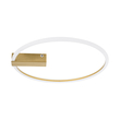 GloboStar® CINDERELLA 60982 Φωτιστικό Οροφής Δαχτυλίδι-Κύκλος LED CCT 30W 3360lm 360° AC 220-240V - Εναλλαγή Φωτισμού μέσω Τηλεχειριστηρίου All In One Ψυχρό 6000k+Φυσικό 4500k+Θερμό 2700k Dimmable Φ50cm - Χρυσό Βούρτσας - 3 Years Warranty