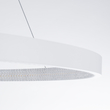 GloboStar® DIAMOND 61518 Κρεμαστό Φωτιστικό Δαχτυλίδι-Κύκλος LED CCT 75W 8400lm 360° AC 220-240V - Εναλλαγή Φωτισμού μέσω Τηλεχειριστηρίου All In One Ψυχρό 6000k+Φυσικό 4500k+Θερμό 2700k Dimmable Φ100cm - Λευκό - 3 Years Warranty