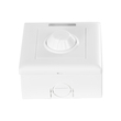 GloboStar® 73317 Επιτοίχιο Dimmer με Ασύρματο Χειριστήριο RF DC 12-24V για Μονόχρωμα Προϊόντα LED 16A Max 384W Μ9 x Π9 x Υ4.5cm - 2 Χρόνια Εγγύηση