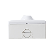 GloboStar® 73317 Επιτοίχιο Dimmer με Ασύρματο Χειριστήριο RF DC 12-24V για Μονόχρωμα Προϊόντα LED 16A Max 384W Μ9 x Π9 x Υ4.5cm - 2 Χρόνια Εγγύηση