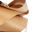 GloboStar® SARDIGNA 02180 Boho Κρεμαστό Φωτιστικό Πλέγμα Μονόφωτο 1 x E27 IP20 Καφέ Ξύλο - Μ60 x Π60 x Υ30cm
