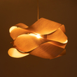 GloboStar® SARDIGNA 02181 Boho Κρεμαστό Φωτιστικό Πλέγμα Μονόφωτο 1 x E27 IP20 Μπεζ Ξύλο - Μ60 x Π60 x Υ30cm