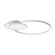 GloboStar® CIRCUO 61230 Φωτιστικό Οροφής Δαχτυλίδι-Κύκλος LED CCT 75W 8400lm 360° AC 220-240V - Εναλλαγή Φωτισμού μέσω Τηλεχειριστηρίου All In One Ψυχρό 6000k+Φυσικό 4500k+Θερμό 2700k Dimmable Μ53 x Π42.5 x Υ9cm - Λευκό - 3 Years Warranty