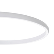 GloboStar® CIRCUO 61230 Φωτιστικό Οροφής Δαχτυλίδι-Κύκλος LED CCT 75W 8400lm 360° AC 220-240V - Εναλλαγή Φωτισμού μέσω Τηλεχειριστηρίου All In One Ψυχρό 6000k+Φυσικό 4500k+Θερμό 2700k Dimmable Μ53 x Π42.5 x Υ9cm - Λευκό - 3 Years Warranty