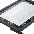 GloboStar® ATLAS 61427 Επαγγελματικός Προβολέας LED 100W 11500lm 120° AC 220-240V - Αδιάβροχος IP67 - Μ27 x Π4 x Υ21cm - Μαύρο - Θερμό Λευκό 2700K - LUMILEDS Chips - TÜV Rheinland Certified - 5 Years Warranty