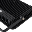GloboStar® ATLAS 61430 Επαγγελματικός Προβολέας LED 150W 17250lm 120° AC 220-240V - Αδιάβροχος IP67 - Μ32 x Π4 x Υ23cm - Μαύρο - Θερμό Λευκό 2700K - LUMILEDS Chips - TÜV Rheinland Certified - 5 Years Warranty