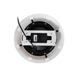 GLOBOSTAR® POOLETI 61539 Υποβρύχιο Φωτιστικό για Σιντριβάνια/Πισίνες LED 25W 2000lm 120° AC/DC 12V Αδιάβροχο IP68 Φυσικό Λευκό 4500K Dimmable  - 2m VDE Rubber Καλώδιο - Φ30 x Υ6.5cm - 3 Χρόνια Εγγύηση