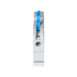 GloboStar® FAST-CONNECT 69903 Μονή Κλέμα Ράγας Ταχείας Σύνδεσης & Διακλάδωσης Καλωδίων για Ηλεκτρολογικούς Πίνακες - 1 x Είσοδος & 1 x Έξοδος με Συμβατή Διατομή Καλωδίων 0.2mm² έως 4mm² - 600V 32A Max - Μ4.5 x Π1 x Υ3.2cm - Γκρι & Μπλε - Πακέτο 10 Τεμαχίων - 5 Years Warranty