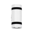 GloboStar® CANNONAL 60575 Φωτιστικό Τοίχου - Απλίκα Αρχιτεκτονικού Φωτισμού Εσωτερικού Χώρου Up & Down LED 10W 1150lm 30° AC 220-240V IP20 Μ5 x Π6.5 x Υ11cm - Θερμό Λευκό 2700K - Λευκό με Μαύρο - Bridgelux Chip - 3 Χρόνια Εγγύηση