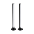 GloboStar® DIGICOLUMN 90760 Σετ 2 Μοντέρνα Επιτραπέζια Φωτιστικά Γραφείου Digital Pixel Symphony Bars LED 16W 1280lm 180° DC 5V με USB 2.0 IP20 - Εναλλαγή Φωτισμού μέσω Τηλεχειριστηρίου - Πολύχρωμα RGB - Dimmable - Μαύρο - Φ3 x Υ45cm - Συσκευασία 2 Τεμαχίων - 2 Χρόνια Εγγύηση