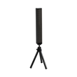 GloboStar® DIGICOLUMN 90761 Μοντέρνο Επιτραπέζιο Φωτιστικό Γραφείου WiFi Digital Pixel Rhythm Music Bar LED 8W 640lm 90° DC 5V με USB 2.0 & WiFi Mobile APP IP20 - Εναλλαγή Φωτισμού μέσω WiFi Εφαρμογής - Πολύχρωμο RGB - Dimmable - Μαύρο - Μ2.3 x Π2.5 x Υ19cm - 2 Χρόνια Εγγύηση