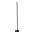 GloboStar® DIGICOLUMN 90762 Μοντέρνο Επιδαπέδιο Φωτιστικό Γραφείου Digital Pixel Rhythm Music Bar LED 12W 960lm 90° DC 5V με USB 2.0 IP20 - Εναλλαγή Φωτισμού μέσω Τηλεχειριστηρίου - Πολύχρωμο RGB - Dimmable - Μαύρο - Μ3.4 x Π2.5 x Υ122cm - 2 Χρόνια Εγγύηση