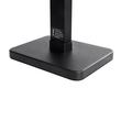 GloboStar® DIGICOLUMN 90762 Μοντέρνο Επιδαπέδιο Φωτιστικό Γραφείου Digital Pixel Rhythm Music Bar LED 12W 960lm 90° DC 5V με USB 2.0 IP20 - Εναλλαγή Φωτισμού μέσω Τηλεχειριστηρίου - Πολύχρωμο RGB - Dimmable - Μαύρο - Μ3.4 x Π2.5 x Υ122cm - 2 Χρόνια Εγγύηση