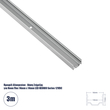 GloboStar® CON-NEONIO 90766-3M  Προφίλ Αλουμινίου 3 Μέτρων - Βάση Στήριξης για την NEONIO Digital Neon Flex LED 14.4W/m 12VDC με Π1.4 x Υ1.4cm - Ασημί - Μ300 x Π1.6 x Υ1.1cm