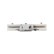 GloboStar® 2L-EUROTRACK 60910 Αντάπτορας +(Σταυρός) - Μονοφασικός 2 Καλωδίων για όλες τις Ράγες EUROTRACK AC 220-240V IP20 Μ10.7 x Π10.7 x Υ1.5cm - EUROTRACK® System 1L+1N - Θερμοπλαστικό - Λευκό - 5 Χρόνια Εγγύηση