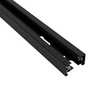 GloboStar® 2L-EUROTRACK 60984-3M Μονοφασική Ράγα 2 Καλωδίων για Σποτ Ράγας LED AC 220-240V IP20 Μ300 x Π3.4 x Υ2cm - EUROTRACK® System 1L+1N - Αλουμίνιο - Μαύρο - 3 Μέτρα - 5 Χρόνια Εγγύηση