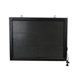GloboStar® DISPLAY 90287 LED Scrolling Display 64x48cm - Κυλιόμενη Ψηφιακή Πινακίδα / Επιγραφή Μονής Όψης P10 LED SMD AC 220-240V - Λειτουργία μέσω Wi-Fi με Εφαρμογή APP - Αισθήτηρας Θερμοκρασίας και Υγρασίας - Αδιάβροχο IP65 - Μ72 x Π9 x Υ56cm - RGB - 1 Χρόνο Εγγύηση