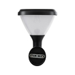 GloboStar® NATURE 90526 Αυτόνομο Ηλιακό Φωτιστικό Κήπου - Απλίκα Αρχιτεκτονικού Φωτισμού Εξωτερικού Χώρου LED 10W 330lm 120° με Ενσωματωμένο Φωτοβολταϊκό Panel 6V 2W & Επαναφορτιζόμενη Μπαταρία Li-ion 3.2V 1800mAh με Αισθητήρα Ημέρας-Νύχτας - Αδιάβροχο IP65 - Σώμα Αλουμινίου & ABS - Μ26 x Π29 x Υ36cm - Ψυχρό Λευκό 6000K - Μαύρο - 2 Χρόνια Εγγύηση