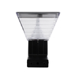 GloboStar® GRACIOUS 90529 Αυτόνομο Ηλιακό Φωτιστικό Κήπου - Απλίκα Αρχιτεκτονικού Φωτισμού Εξωτερικού Χώρου LED 10W 330lm 120° με Ενσωματωμένο Φωτοβολταϊκό Panel 6V 2W & Επαναφορτιζόμενη Μπαταρία Li-ion 3.2V 1800mAh με Αισθητήρα Ημέρας-Νύχτας - Αδιάβροχο IP65 - Σώμα Αλουμινίου & ABS - Μ29 x Π24 x Υ24cm - Θερμό Λευκό 2700K - Ψυχρό Λευκό 6000K - Μαύρο - 2 Χρόνια Εγγύηση
