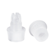 GloboStar® DIY 77562 Επιτοίχιος Στυπιοθλίπτης - Στήριγμα Καλωδίου Φωτιστικού - Φ1.6 x Υ2.3cm - Διάφανο - Πλαστικό - 5 Χρόνια Εγγύηση