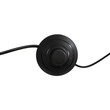 GloboStar® KELSIE 02030 Μοντέρνο Επιδαπέδιο Φωτιστικό Μονόφωτο 1 x E27 IP20 Μαύρο Μέταλλο, Μπεζ Ύφασμα με Μπεζ Ξύλο - Μ40 x Π125 x Υ140cm