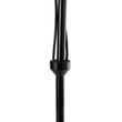 GloboStar® MINDELO 02034 Μοντέρνο Επιδαπέδιο Φωτιστικό Μονόφωτο 2 x E27 IP20 Μαύρο Μέταλλο με Μπεζ Ξύλο - Μ40 x Π24 x Υ175cm