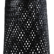 GloboStar® MAMIZU 02110 Boho Επιδαπέδιο Φωτιστικό Μονόφωτο 1 x E27 IP20 Μαύρο Ξύλο - Μ28 x Π28 x Υ93cm