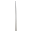 GloboStar® SKIRTINGBOARD-PROFILE 70851-3M Προφίλ Αλουμινίου - Βάση & Ψύκτρα Ταινίας LED με Λευκό Γαλακτερό Κάλυμμα - Επιφανειακή Χρήση για Περβάζι - Πατητό Κάλυμμα - Λευκό - 3 Μέτρα - Μ300 x Π1.6 x Υ8cm