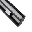 GloboStar® SURFACE-PROFILE 70859-3M Προφίλ Αλουμινίου - Βάση & Ψύκτρα Ταινίας LED με Λευκό Γαλακτερό Κάλυμμα - Επιφανειακή Χρήση Δημιουργίας Κρυφού Φωτισμού - Πατητό Κάλυμμα - Μαύρο - 3 Μέτρα - Πακέτο 5 Τεμαχίων - Μ300 x Π1.7 x Υ4.2cm