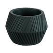 GloboStar® Artificial Garden BARBADOS 20538 Διακοσμητικό Κεραμικό Κασπώ Γλάστρα - Flower Pot Πράσινο Φ11 x Υ8.5cm