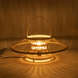 GloboStar® SORENIA 02005 Boho Επιτραπέζιο Φωτιστικό Μονόφωτο 1 x E27 AC220-240V IP20 - Φ50 x Υ18cm - Μπεζ Ξύλινο Μπαμπού Πλέγμα GloboStar® SORENIA 02005 Boho Επιτραπέζιο Φωτιστικό Μονόφωτο 1 x E27 AC220-240V IP20 - Φ50 x Υ18cm - Μπεζ Ξύλινο Μπαμπού Πλέγμα