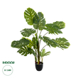 GloboStar® Artificial Garden MONSTERA 20973 - Τεχνητό Διακοσμητικό Φυτό Μονστέρα Φ120 x Υ140cm