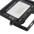 GloboStar® ATLAS 61515 Επαγγελματικός Προβολέας LED 10W 1250lm 120° AC 220-240V - Αδιάβροχος IP67 - Μ10 x Π2 x Υ8cm - Μαύρο - Ψυχρό Λευκό 6000K - LUMILEDS Chips - TÜV Rheinland Certified - 5 Χρόνια Εγγύηση