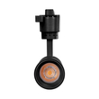 Globostar BEAMTRACK 60805 Μονοφασικό Φωτιστικό Σποτ Ράγας LED 10W 230V 1200lm 30° Acrylic HQ LENS AC 220-240V IP20 Φ4.6 x Υ12.5cm Θερμό Λευκό 3000k - EUROTRACK® System 1L+1N - Μαύρο - Bridgelux Chip - TUV Certified Driver - 5 Χρόνια Εγγύηση