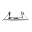 GloboStar® DELTA 77810 Χωνευτό Στρόγγυλο Σποτ Οροφής για Λάμπα MR16 με Βάση GU5.3 ή GU10 - IP20 - Μεταλλικό - Φ83 x Υ31mm - Χρώμιο Νίκελ - 5 Χρόνια Εγγύηση