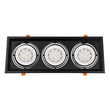 GloboStar® VITA 77857 Χωνευτό Κινούμενο Τριπλο Τετράγωνο Σποτ Οροφής για Λάμπα AR111 - IP20 - Χυτό Αλουμίνιο - M48.7 x Π18.7 x Y5.5cm - Μαύρο - 5 Χρόνια Εγγύηση GloboStar® VITA 77857 Χωνευτό Κινούμενο Τριπλο Τετράγωνο Σποτ Οροφής για Λάμπα AR111 - IP20 - Χυτό Αλουμίνιο - M48.7 x Π18.7 x Y5.5cm - Μαύρο - 5 Χρόνια Εγγύηση