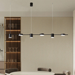 ΦΩΤΙΣΤΙΚΟ ΚΡΕΜΑΣΤΟ 6ΦΩΤΟ LED 45W 153X150 ΜΑΥΡΟ ARTE ILLUMINA