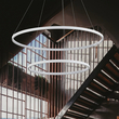 ΦΩΤΙΣΤΙΚΟ ΚΡΕΜΑΣΤΟ ΣΤΡΟΓΓΥΛΟ LED 37W Φ40XΦ60X120 ΛΕΥΚΟ ARTE ILLUMINA DOPPIA