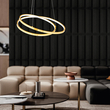 ΦΩΤΙΣΤΙΚΟ ΚΡΕΜΑΣΤΟ ΑΛΟΥΜΙΝΙΟ LED 40W Φ550X550mm 4000Κ ΧΡΥΣΟ ARTE ILLUMINA  MERCURY