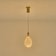 ΦΩΤΙΣΤΙΚΟ ΜΕΤΑΛΛΟ ΜΟΝΟΦΩΤΟ ΟΒΑΛ LED LED 6,3W 3000K 648Lm 140x1580mm ΧΡΥΣΟ ARTE ILLUMINA PERFORATO