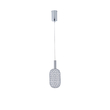 ΦΩΤΙΣΤΙΚΟ ΜΕΤΑΛΛΟ ΜΟΝΟΦΩΤΟ LED 6,3W 3000K 648Lm Φ200X1580mm ΑΣΗΜΙ ARTE ILLUMINA PERFORATO