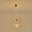 ΦΩΤΙΣΤΙΚΟ ΜΕΤΑΛΛΟ ΜΟΝΟΦΩΤΟ ΟΒΑΛ  LED 6,3W 3000K 648Lm Φ20x1588mm ΑΣΗΜΙ ARTE ILLUMINA PERFORATO