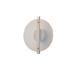 ΑΠΛΙΚΑ ΤΟΙΧΟΥ AΛΟΥΜΙΝO-ΓΥΑΛΙ LED 10W 3000K 1200Lm  Φ300x1320mm MEΛΙ ARTE ILLUMINA DISC