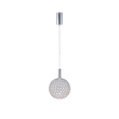 ΦΩΤΙΣΤΙΚΟ ΜΕΤΑΛΛΟ ΜΟΝΟΦΩΤΟ ΟΒΑΛ LED 6,3W 3000K 648Lm Φ250x1630mm AΣΗΜΙ ARTE ILLUMINA PERFORATO