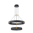 ΦΩΤΙΣΤΙΚΟ ΚΡΕΜΑΣΤΟ ΑΛΟΥΜΙΝΙΟ LED 62W 3000K 6200Lm 620X1200mm ΜΑΥΡΟ-ΧΡΥΣΟ ARTE ILLUMINA LUIS