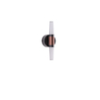 ΑΠΛΙΚΑ TOIXOY ΑΛΟΥΜΙΝΙΟΥ LED 6W 3000K 600Lm Φ80X240mm ΜΑΥΡΟ-ΧΡΥΣΟ  ARTE ILLUMINA VELAS