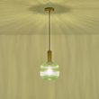 ΦΩΤΙΣΤΙΚΟ ΚΡΕΜΑΣΤΟ ΑΝΑΓΛΥΦΟ ΓΥΑΛΙ 1XΕ27 MAX 15W 200X180X1200mm ΠΡΑΣΙΝΟ ARTE ILLUMINA TOPAZ